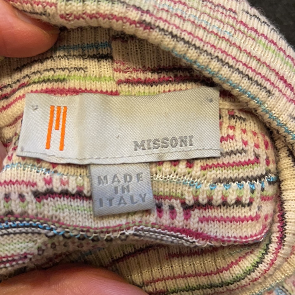 Missoni Turtleneck Sleeveless Sweater View 6